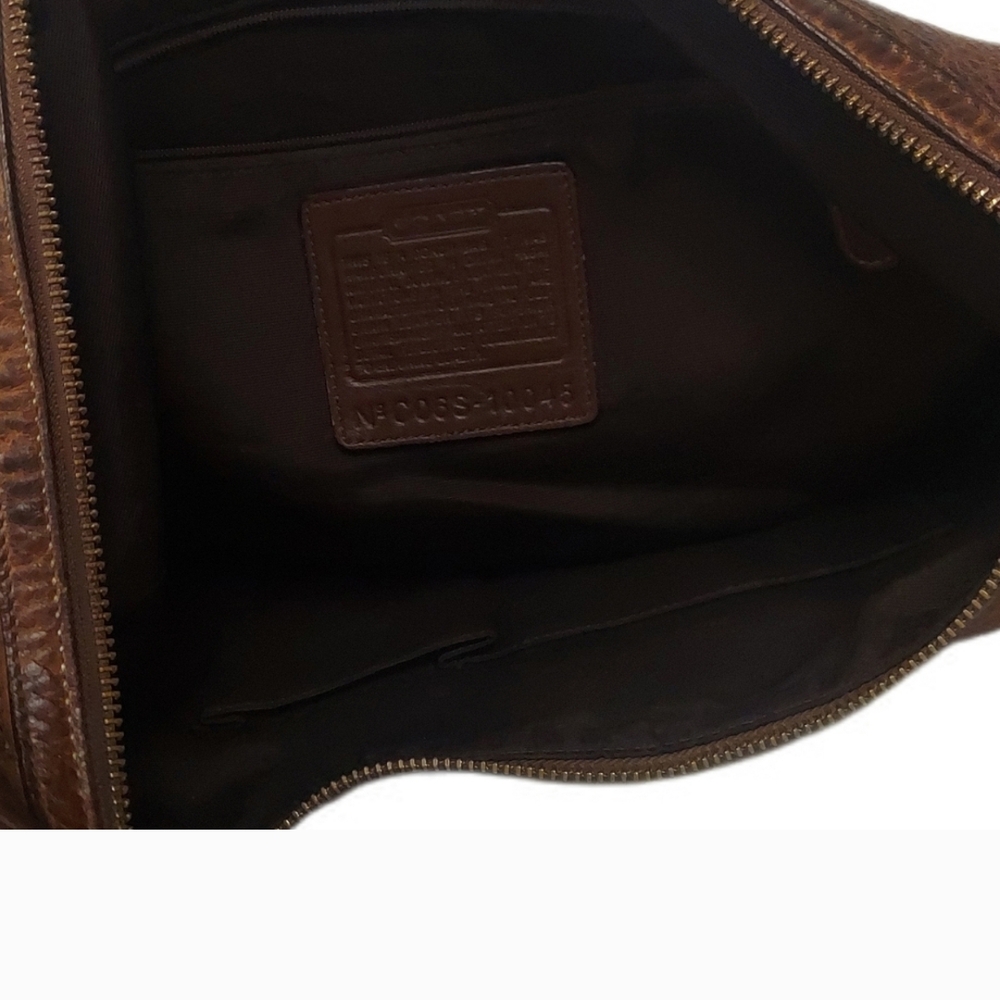 STUNNING! XL COACH ERGO SOHO LEATHER HOBO w/BRAIDED HANDLE - Picture 6 of 6